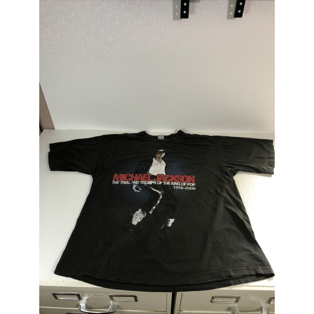 New Horizon Michael Jackson T Shirt Mens 3XL Black Good King of Pop Tribute Tee